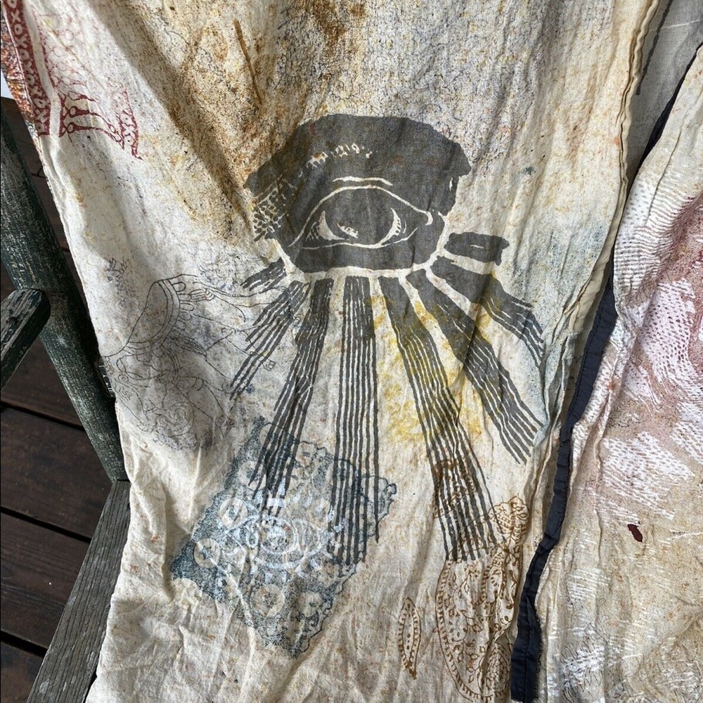 ISO!! Magnolia Pearl Veda graphic kimono - Picture 4 of 5